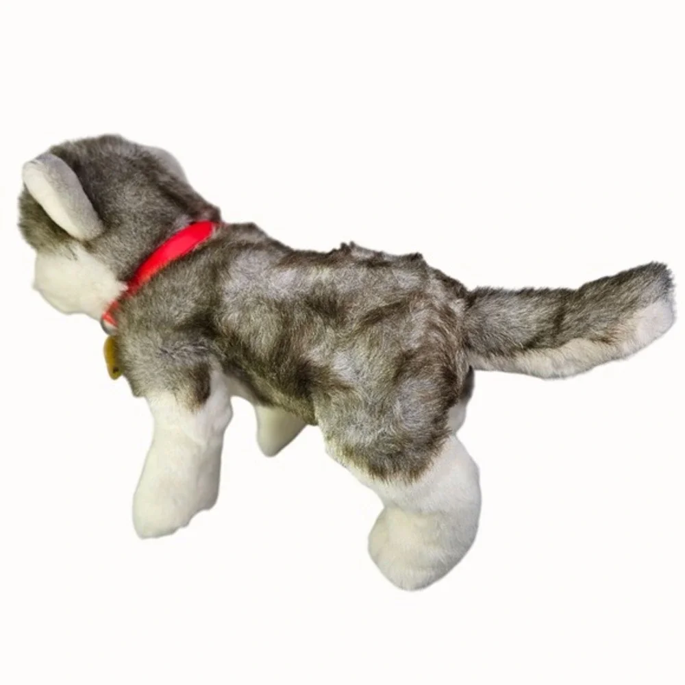 Build A Bear BABW 18 Inch Grey White‎ Wolf Husky Dog Plush Stuffed Animal Toy